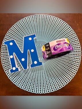 Maxell DVD+RW 15-Pack Spindle - Purple & Black